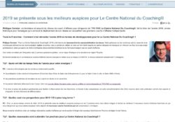 2019 se présente sous les meilleurs auspices pour Le Centre National du Coaching®