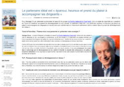 Le partenaire idéal est « épanoui, heureux et prend du plaisir à accompagner les dirigeants »